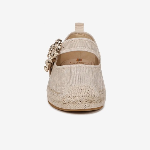 SAM EDELMAN Maddy Espadrille Mary Jane in Light Natural size 7.5 - Picture 5 of 12